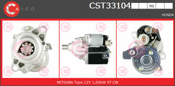 Casco CST33104RS Стартер CST33104RS: Отличная цена - Купить в Польше на 2407.PL!