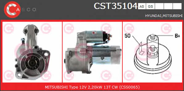 Casco CST35104GS Starter CST35104GS: Buy near me in Poland at 2407.PL - Good price!