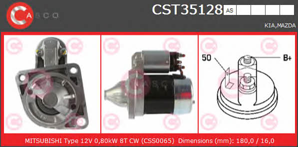 Casco CST35128AS Starter CST35128AS: Buy near me in Poland at 2407.PL - Good price!