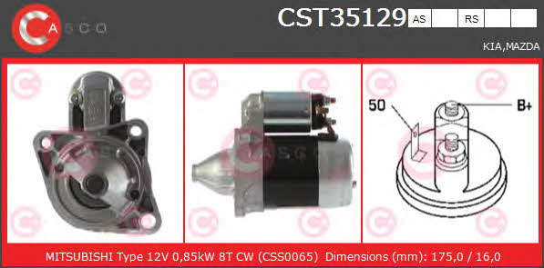 Casco CST35129AS Starter CST35129AS: Buy near me in Poland at 2407.PL - Good price!