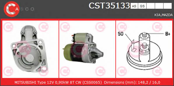 Casco CST35133AS Стартер CST35133AS: Купить в Польше - Отличная цена на 2407.PL!