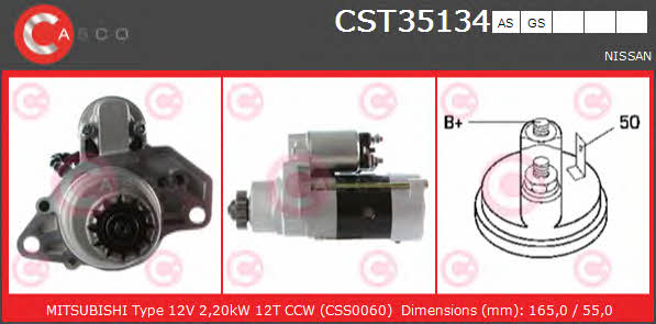 Casco CST35134AS Starter CST35134AS: Buy near me in Poland at 2407.PL - Good price!