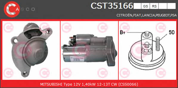 Casco CST35166GS Starter CST35166GS: Buy near me in Poland at 2407.PL - Good price!