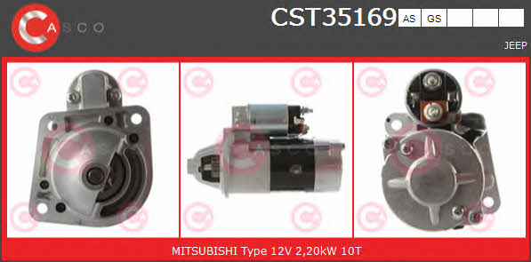 Casco CST35169GS Starter CST35169GS: Buy near me in Poland at 2407.PL - Good price!
