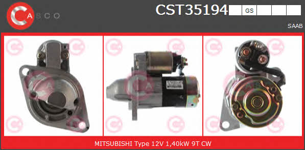 Casco CST35194GS Starter CST35194GS: Buy near me in Poland at 2407.PL - Good price!