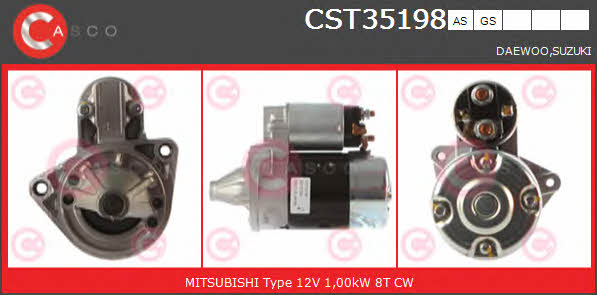 Casco CST35198GS Starter CST35198GS: Buy near me in Poland at 2407.PL - Good price!