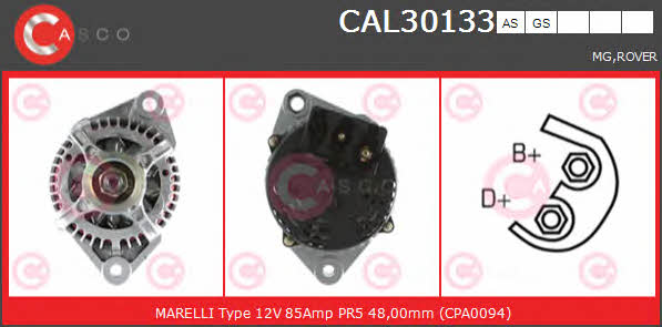 Casco CAL30133AS Alternator CAL30133AS: Buy near me in Poland at 2407.PL - Good price!