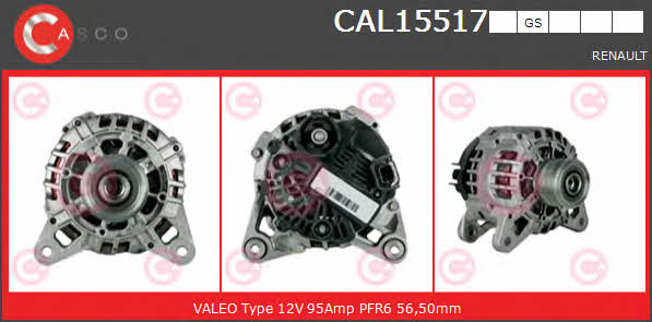 Casco CAL15517GS Alternator CAL15517GS: Dobra cena w Polsce na 2407.PL - Kup Teraz!