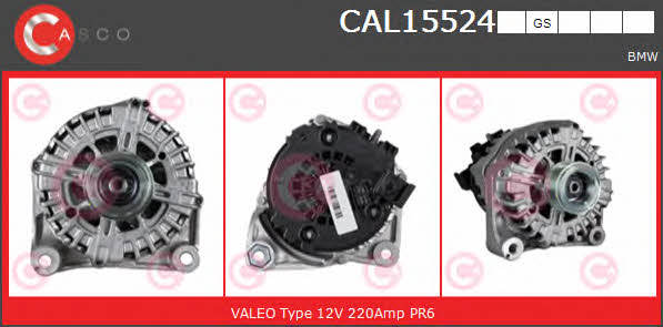 Casco CAL15524GS Alternator CAL15524GS: Buy near me in Poland at 2407.PL - Good price!
