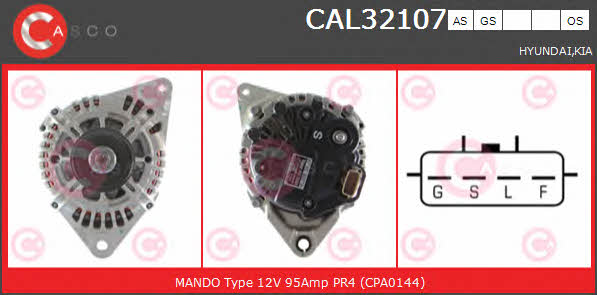 Casco CAL32107OS Alternator CAL32107OS: Buy near me in Poland at 2407.PL - Good price!