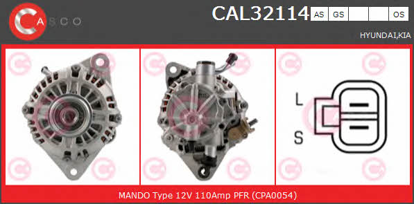 Casco CAL32114GS Alternator CAL32114GS: Dobra cena w Polsce na 2407.PL - Kup Teraz!