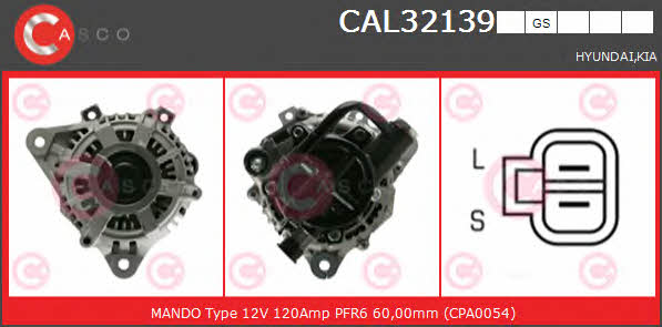 Casco CAL32139GS Alternator CAL32139GS: Dobra cena w Polsce na 2407.PL - Kup Teraz!