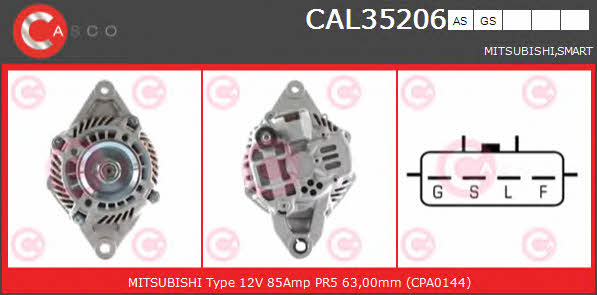 Casco CAL35206AS Alternator CAL35206AS: Buy near me in Poland at 2407.PL - Good price!
