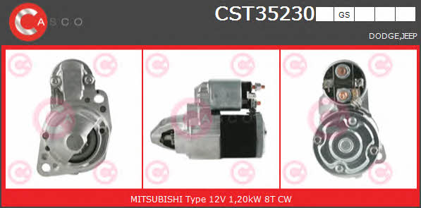 Casco CST35230GS Стартер CST35230GS: Отличная цена - Купить в Польше на 2407.PL!