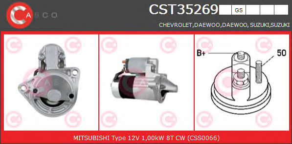 Casco CST35269GS Starter CST35269GS: Buy near me in Poland at 2407.PL - Good price!