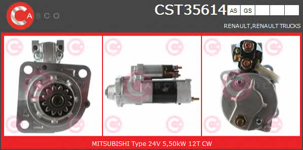 Casco CST35614GS Starter CST35614GS: Buy near me in Poland at 2407.PL - Good price!