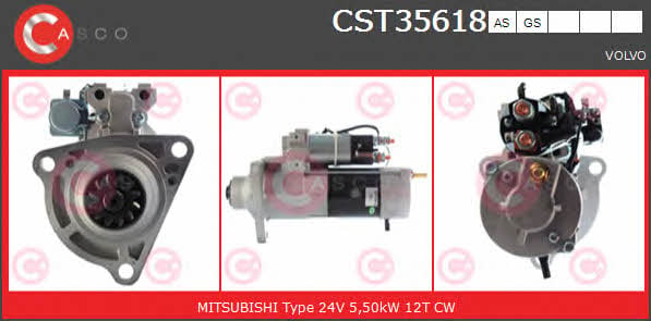 Casco CST35618GS Starter CST35618GS: Buy near me in Poland at 2407.PL - Good price!