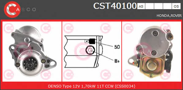 Casco CST40100AS Starter CST40100AS: Buy near me in Poland at 2407.PL - Good price!