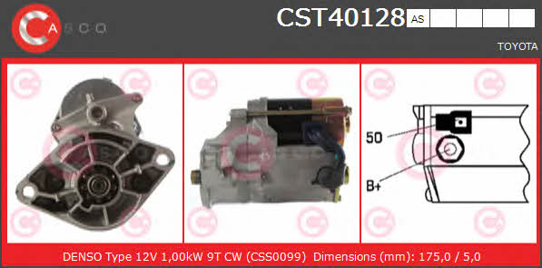 Casco CST40128AS Стартер CST40128AS: Купити у Польщі - Добра ціна на 2407.PL!