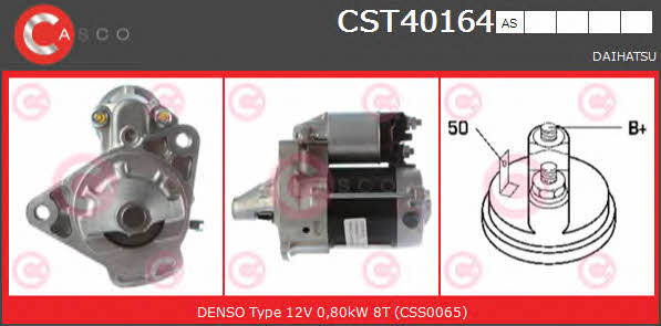 Casco CST40164AS Стартер CST40164AS: Отличная цена - Купить в Польше на 2407.PL!
