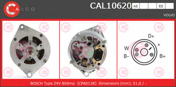Casco CAL10620AS Generator CAL10620AS: Kaufen Sie zu einem guten Preis in Polen bei 2407.PL!