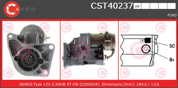 Casco CST40237AS Starter CST40237AS: Buy near me in Poland at 2407.PL - Good price!
