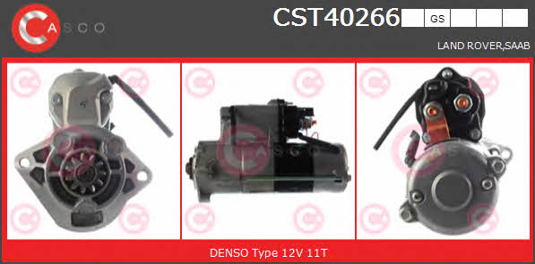 Casco CST40266GS Стартер CST40266GS: Отличная цена - Купить в Польше на 2407.PL!