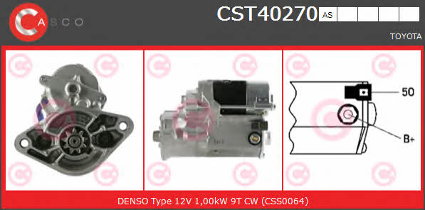 Casco CST40270AS Starter CST40270AS: Buy near me in Poland at 2407.PL - Good price!