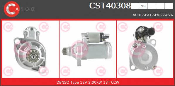 Casco CST40308GS Starter CST40308GS: Buy near me in Poland at 2407.PL - Good price!