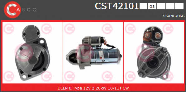 Casco CST42101GS Starter CST42101GS: Buy near me in Poland at 2407.PL - Good price!