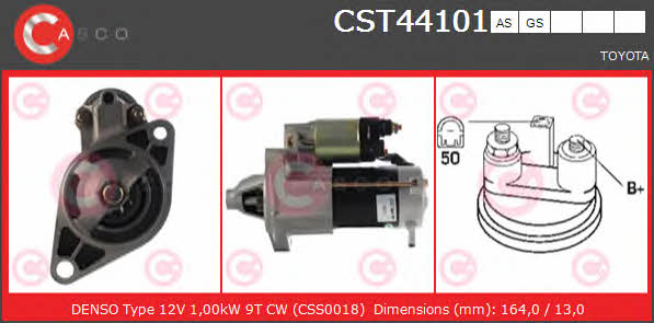 Casco CST44101AS Starter CST44101AS: Buy near me at 2407.PL in Poland at an Affordable price!