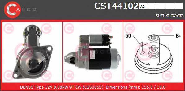 Casco CST44102AS Starter CST44102AS: Buy near me in Poland at 2407.PL - Good price!
