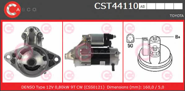 Casco CST44110AS Стартер CST44110AS: Отличная цена - Купить в Польше на 2407.PL!