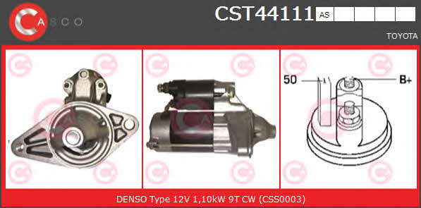 Casco CST44111AS Starter CST44111AS: Buy near me in Poland at 2407.PL - Good price!