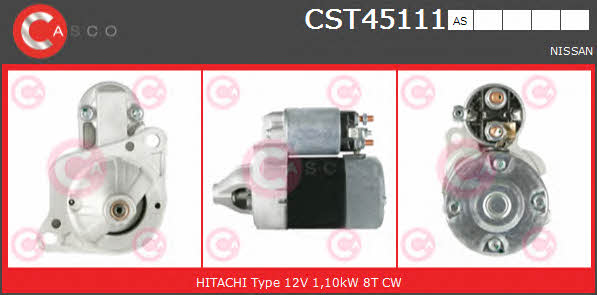 Casco CST45111AS Starter CST45111AS: Buy near me in Poland at 2407.PL - Good price!