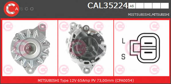 Casco CAL35224AS Alternator CAL35224AS: Buy near me in Poland at 2407.PL - Good price!