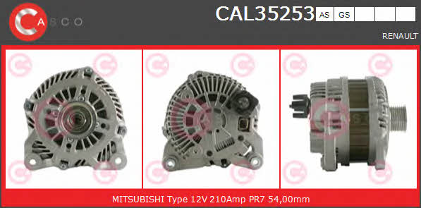Casco CAL35253GS Alternator CAL35253GS: Buy near me in Poland at 2407.PL - Good price!