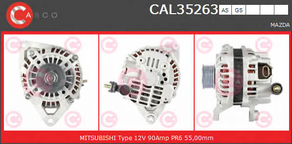Casco CAL35263AS Alternator CAL35263AS: Buy near me in Poland at 2407.PL - Good price!