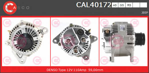 Casco CAL40172AS Alternator CAL40172AS: Buy near me in Poland at 2407.PL - Good price!