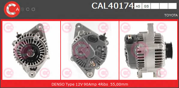 Casco CAL40174AS Alternator CAL40174AS: Buy near me in Poland at 2407.PL - Good price!