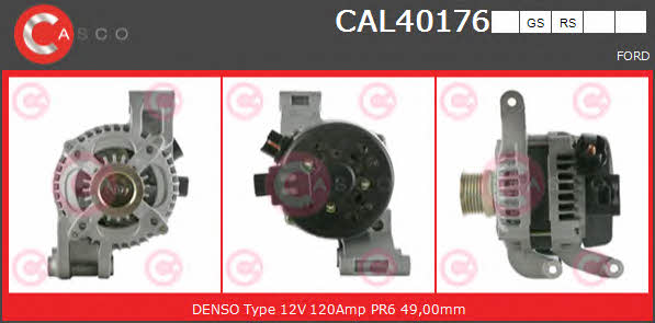 Casco CAL40176GS Alternator CAL40176GS: Buy near me at 2407.PL in Poland at an Affordable price!
