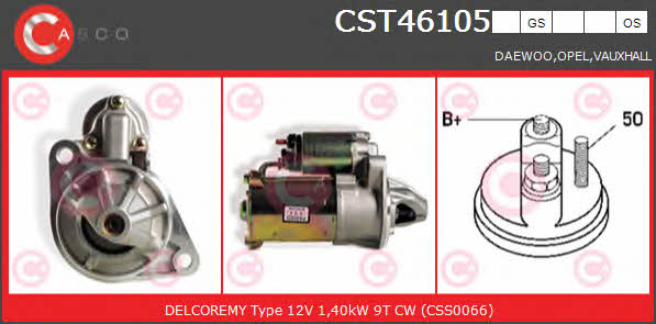 Casco CST46105OS Starter CST46105OS: Buy near me in Poland at 2407.PL - Good price!