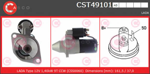 Casco CST49101AS Starter CST49101AS: Buy near me at 2407.PL in Poland at an Affordable price!