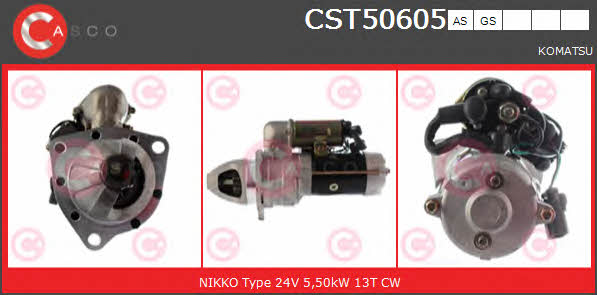 Casco CST50605AS Стартер CST50605AS: Отличная цена - Купить в Польше на 2407.PL!