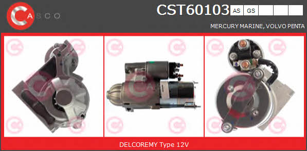Casco CST60103GS Стартер CST60103GS: Отличная цена - Купить в Польше на 2407.PL!