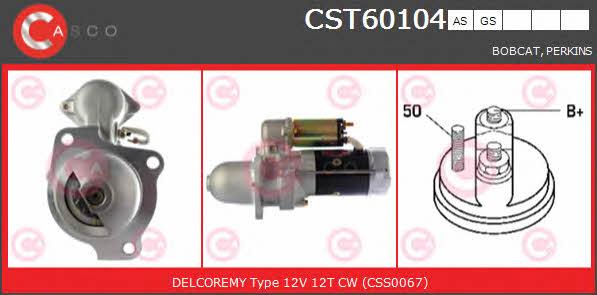 Casco CST60104AS Стартер CST60104AS: Отличная цена - Купить в Польше на 2407.PL!