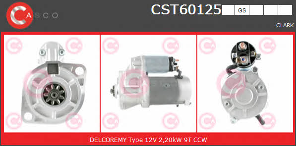 Casco CST60125GS Стартер CST60125GS: Отличная цена - Купить в Польше на 2407.PL!