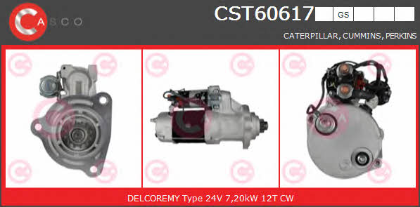 Casco CST60617GS Стартер CST60617GS: Отличная цена - Купить в Польше на 2407.PL!