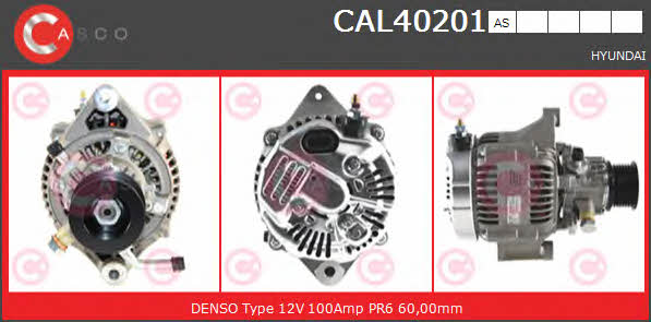 Casco CAL40201AS Alternator CAL40201AS: Buy near me in Poland at 2407.PL - Good price!