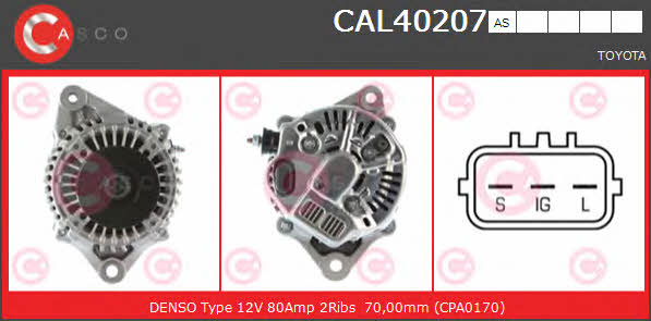 Casco CAL40207AS Generator CAL40207AS: Kaufen Sie zu einem guten Preis in Polen bei 2407.PL!